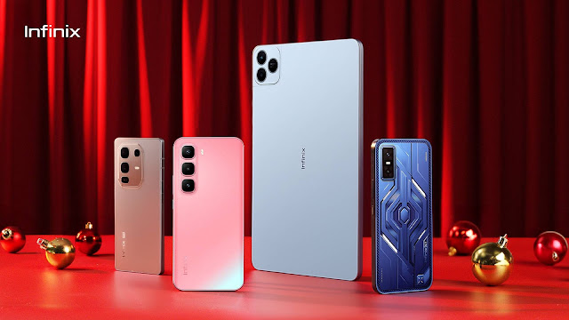 Infinix 12.12 Gift Guide: NOTE 50 Pro 5G, GT 30, XPAD 20 Pro, and HOT 60 Pro+