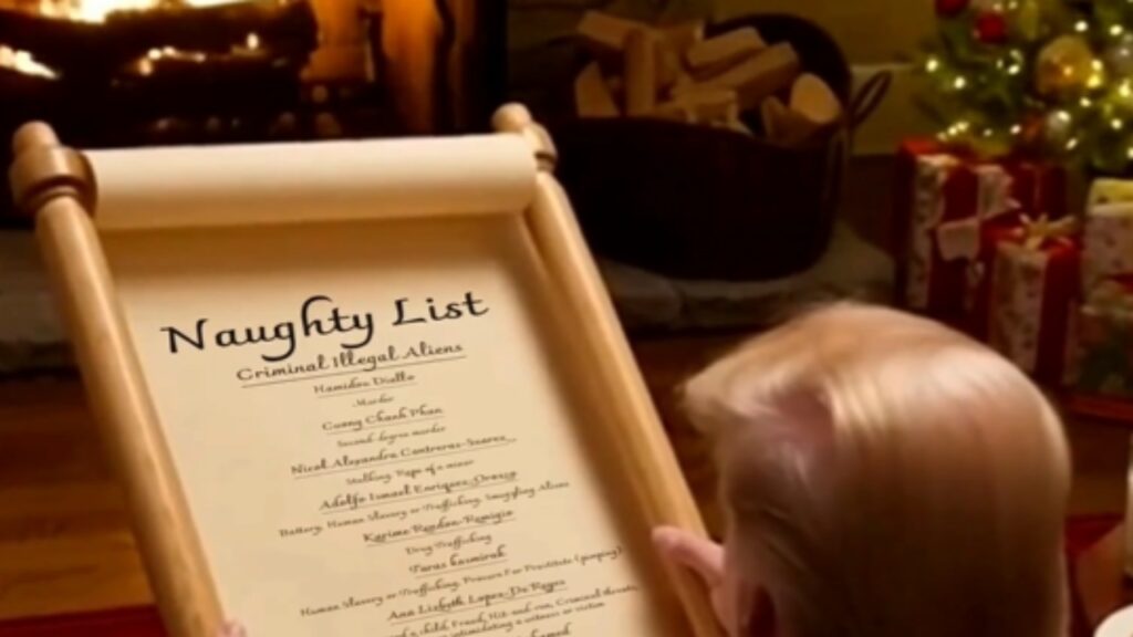 Trump Scrolls White House’s Christmas ‘Naughty List’ – And The Internet Breaks Out Laughing: What’s In It? | US News