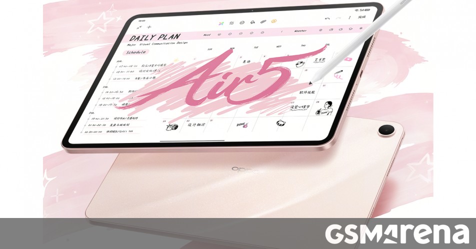 Oppo Pad Air5's launch date is official, here's what it looks like