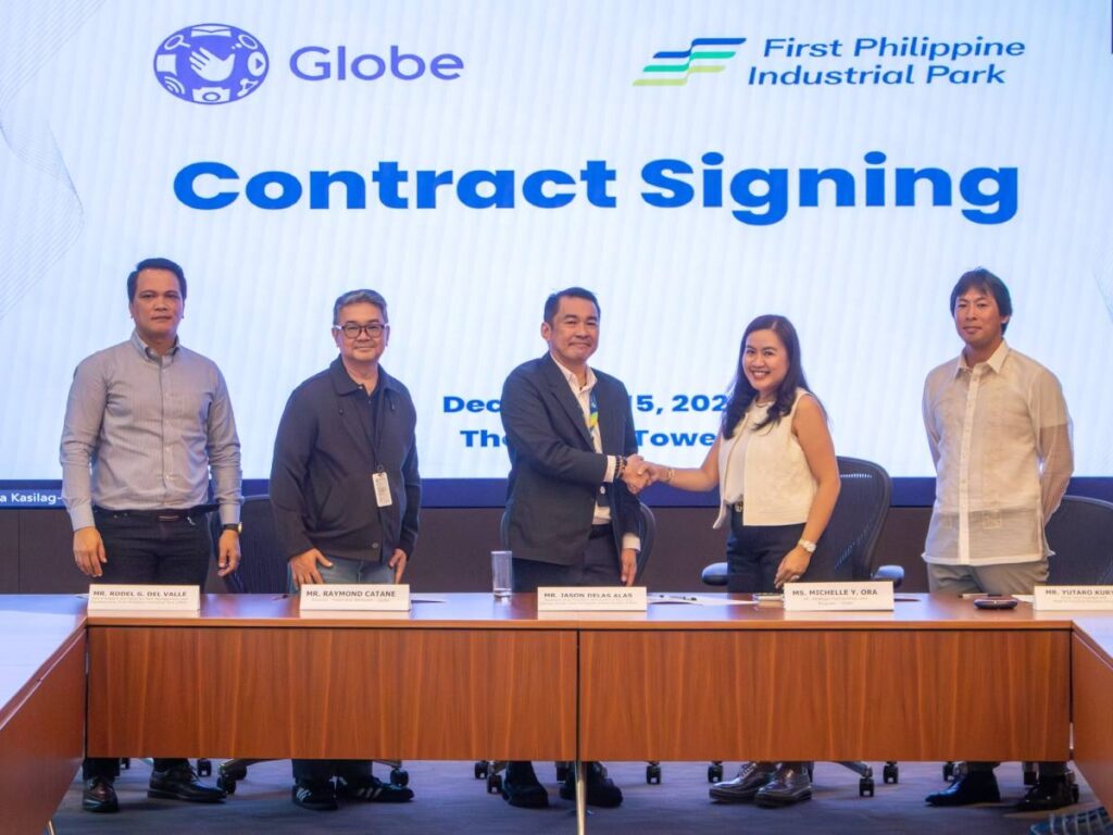 Globe, FPIP partner to deliver Fiber-fast internet in Batangas Industrial Park