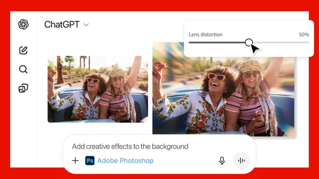 Adobe integrates Photoshop, Acrobat, and Express into ChatGPT for free