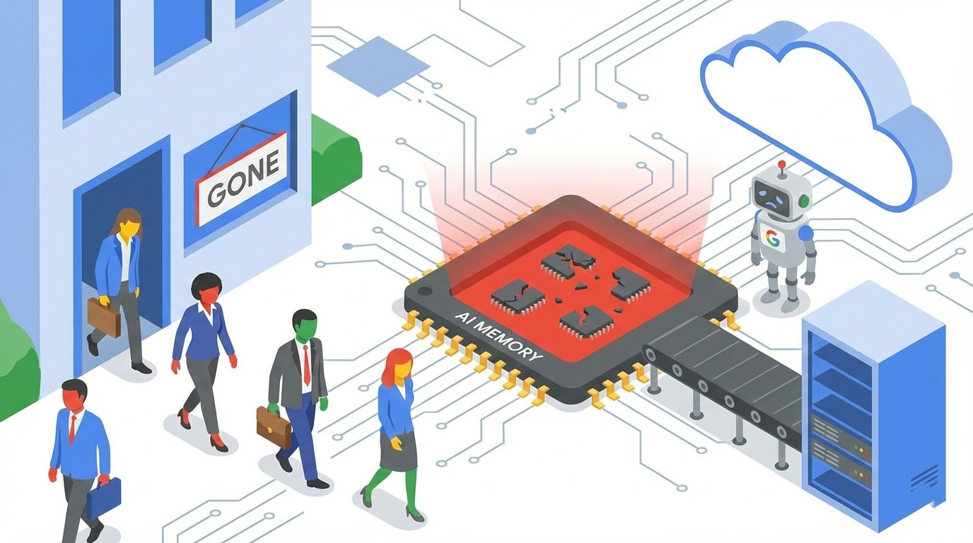 Google Dismisses Executives Following Inability to Obtain AI Memory Chips Amid Shortage