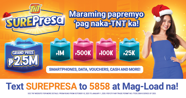 How To Join TNT Surepresa Promo and Get a Chance to Win Up to PHP 2.5 Million