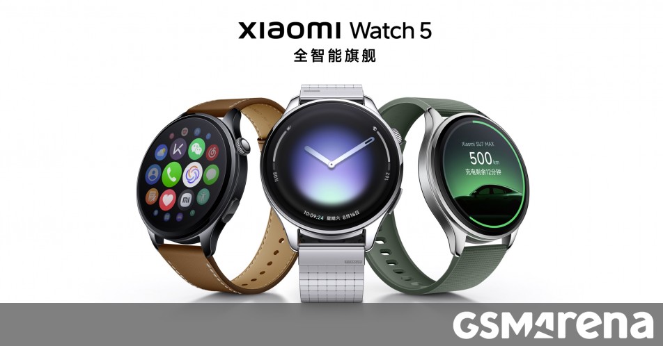 Xiaomi Launches Watch 5 Featuring 1.54-Inch OLED Display and eSIM Compatibility