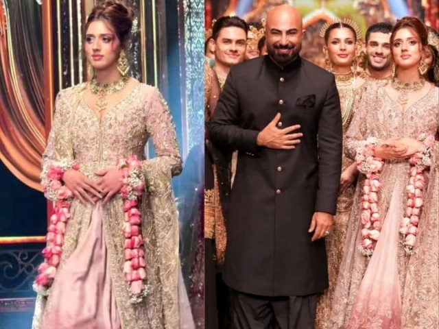 Influencers join as showstoppers at ‘Bridal Couture Week’ and the internet is divided