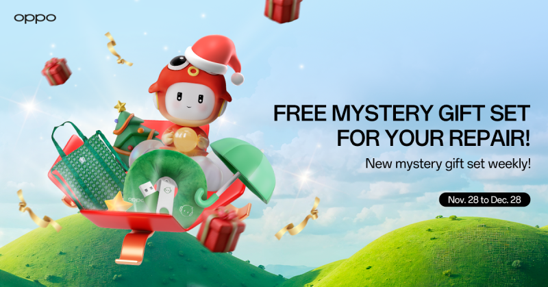 OPPO unveils Holiday weekend promo featuring Mystery Gift sets