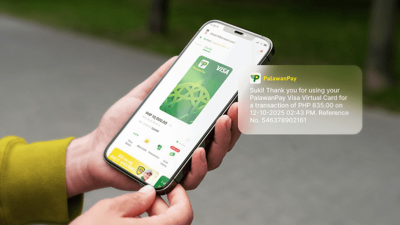 PalawanPay now has its own virtual Visa card—See benefits here